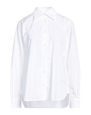 OFFICINE GÉNÉRALE Solid colour shirts & blouses White 100% Cotton