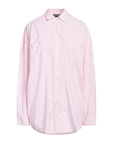 TRUE RELIGION Striped shirt Pink 100% Cotton