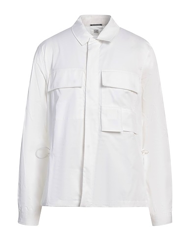 C.P. COMPANY Solid colour shirt White 100% Cotton
