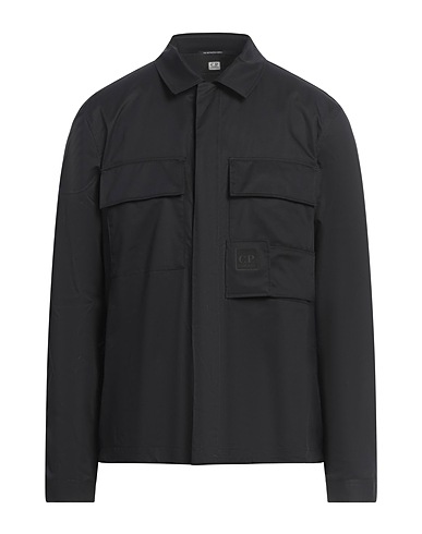 C.P. COMPANY Solid colour shirt Black 100% Cotton