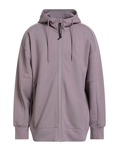 C.P. COMPANY Hooded track jacket  Mauve 100% Cotton