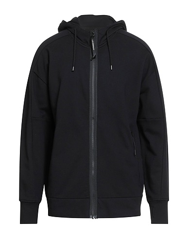 C.P. COMPANY Hoodie Schwarz 100% Baumwolle