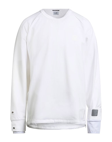 C.P. COMPANY Sweatshirt THE METROPOLIS SERIES White 95% Cotton, 5% Elastane