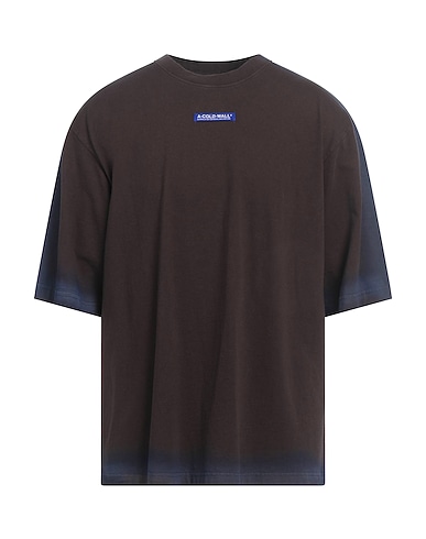 A-COLD-WALL* T-shirt Dark brown 100% Cotton, Elastane
