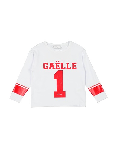 GAëLLE Paris T-shirt White 95% Cotton, 5% Elastane