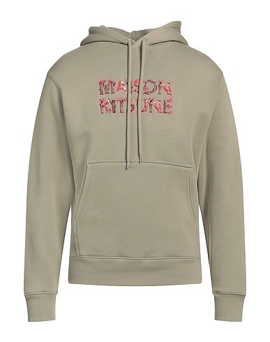 MAISON KITSUNÉ Hoodie Salbeigrün 100% Baumwolle