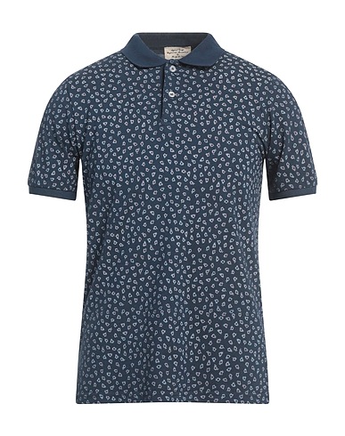 HERITAGE Polo shirt Midnight blue 100% Cotton