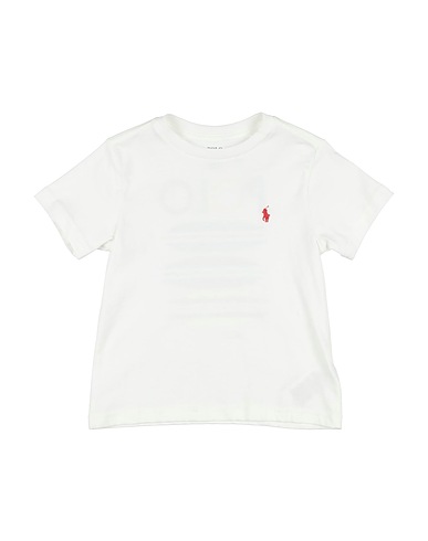 POLO RALPH LAUREN T-shirt SURFBOARD-PRINT COTTON JERSEY TEE  Bianco 100% Cotone