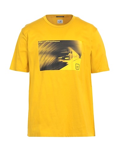 C.P. COMPANY T-shirt Mustard 100% Cotton