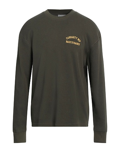 CARHARTT T-shirt Verde militare 100% Cotone