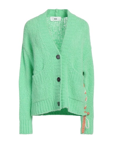 SOLOTRE Cardigan Lime green 87% Alpaca wool, 11% Polyester, 2% Elastane, Mohair wool, Polyamide