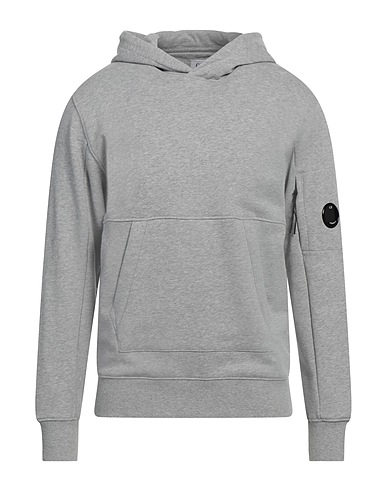 C.P. COMPANY Hooded track jacket  Grey 100% Cotton