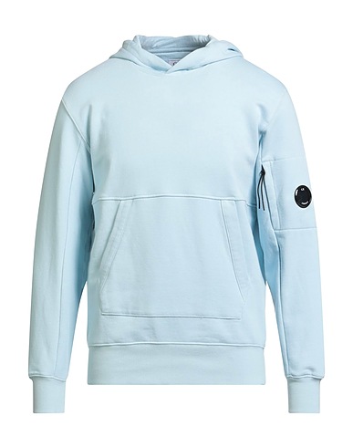 C.P. COMPANY Hooded track jacket  Sky blue 100% Cotton