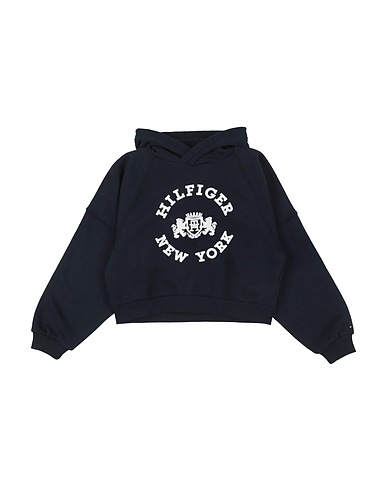 TOMMY HILFIGER Hooded track jacket  Midnight blue 60% Cotton, 40% Polyester