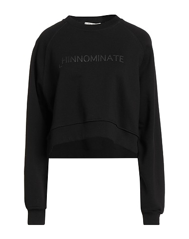 HINNOMINATE Felpa Nero 100% Cotone
