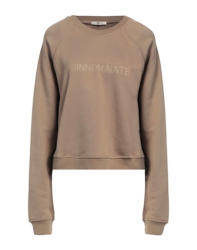 HINNOMINATE Sweatshirt Khaki 100% Cotton