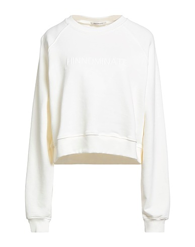 HINNOMINATE Felpa Off white 100% Cotone