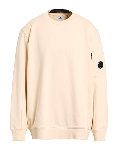 C.P. COMPANY Felpa Panna 100% Cotone