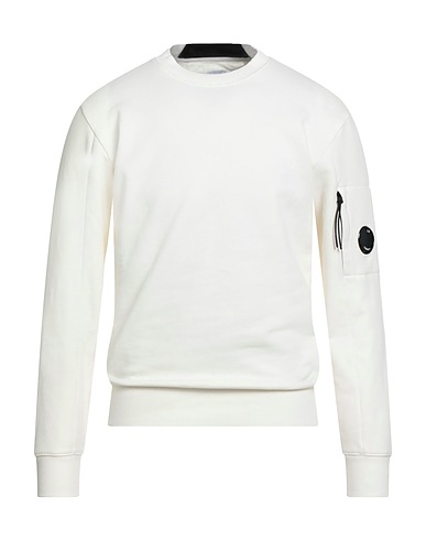 C.P. COMPANY Felpa Bianco 100% Cotone
