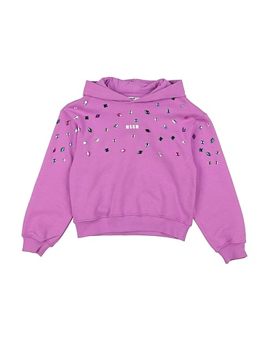 MSGM Sweatshirt KIDS Mauve 100% Cotton