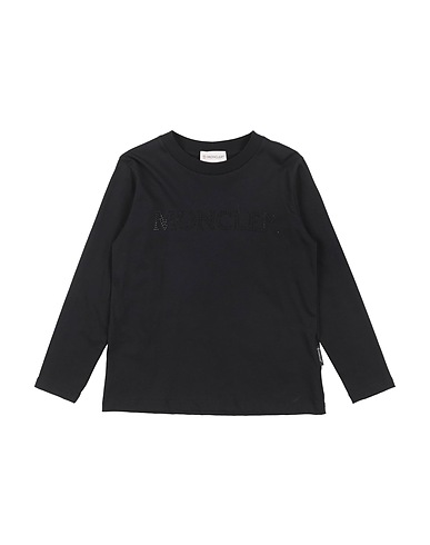 MONCLER T-Shirt Schwarz 100% Baumwolle