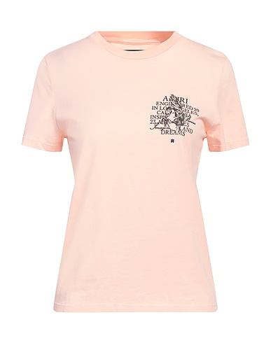 AMIRI T-shirt Light pink 100% Cotton