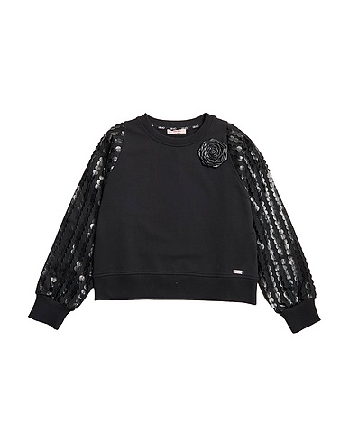 LIU •JO Sweatshirt Schwarz 95% Baumwolle, 5% Elastan, Polyester