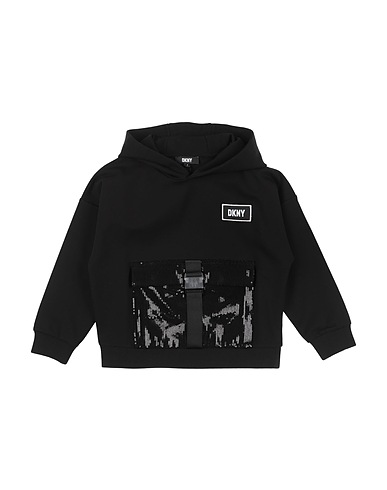 DKNY Sweatshirt Black 68% Viscose, 27% Polyamide, 5% Elastane