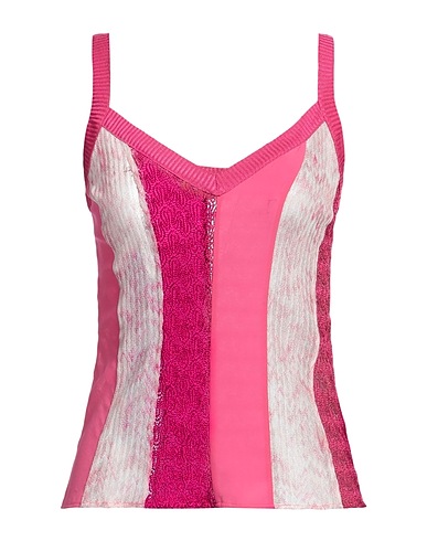 MISSONI Top Fuchsia 50% Viscose, 33% Silk, 11% Cupro, 6% Polyester