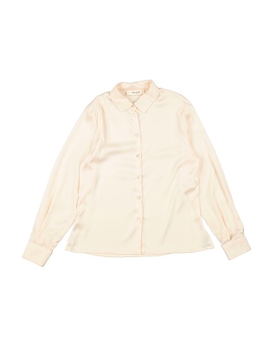 VICOLO Solid color shirts & blouses Ivory 97% Polyester, 3% Elastane