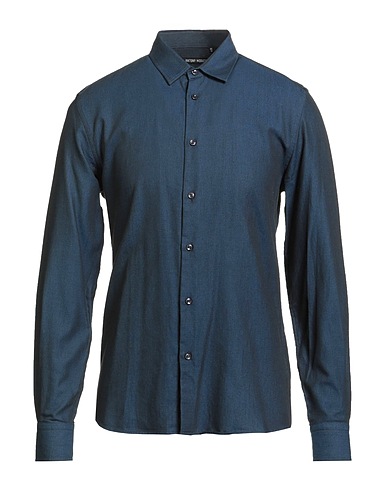 ANTONY MORATO Solid color shirt Navy 100% Cotton