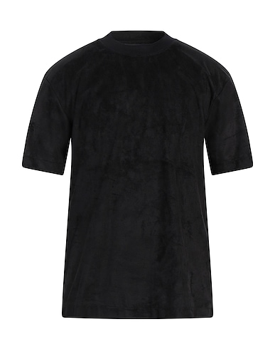 LES HOMMES T-shirt Black 100% Cotton