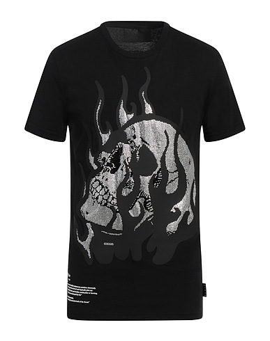 PHILIPP PLEIN T-shirt Black 100% Cotton