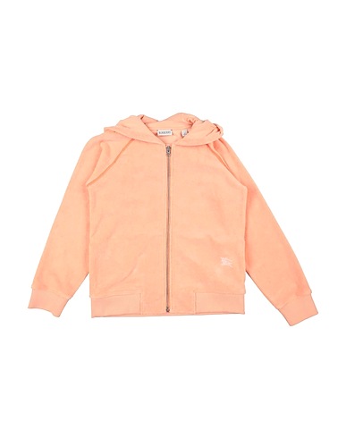 BURBERRY Hooded track jacket  Apricot 86% Cotton, 14% Polyester