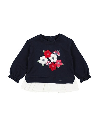 MAYORAL Sweatshirt Navy blue 97% Cotton, 3% Elastane
