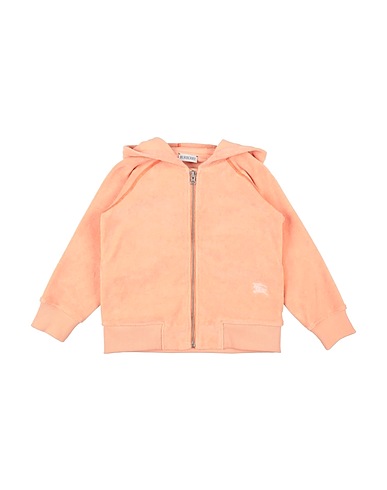 BURBERRY Hooded track jacket  Apricot 86% Cotton, 14% Polyester