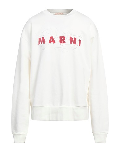 MARNI Sweatshirt Ivory 100% Cotton