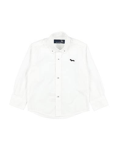 HARMONT & BLAINE Solid color shirt White 100% Cotton