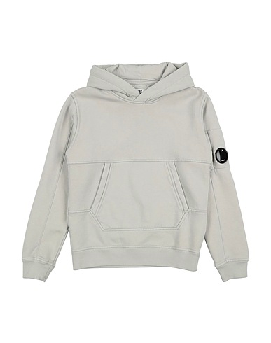 C.P. COMPANY UNDERSIXTEEN Hooded track jacket  Sage green 100% Cotton