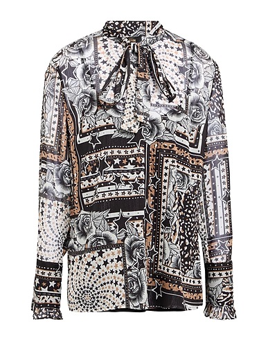 ACTITUDE by TWINSET Top Bianco 100% Poliestere metallizzato