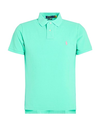POLO RALPH LAUREN Polo shirt Light green 100% Cotton