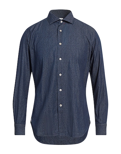 ALEXINGH Denim shirt Blue 100% Cotton