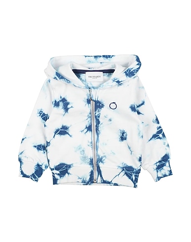 TRUSSARDI JUNIOR Hooded track jacket Textile fibres