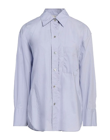 VINCE. Camisas y blusas lisas Azul profundo 100% Algodón