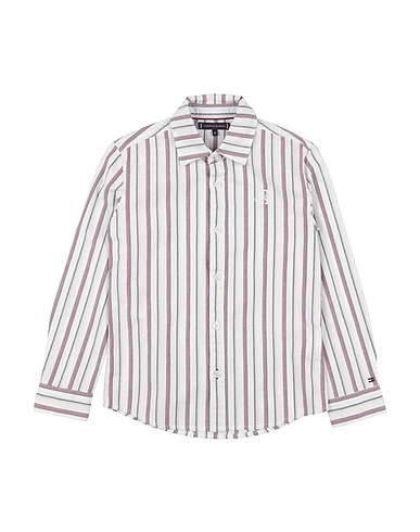 TOMMY HILFIGER Patterned shirt 97% Cotton, 3% Elastane