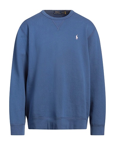 POLO RALPH LAUREN Sweatshirt Slate blue 60% Cotton, 40% Polyester, Elastane