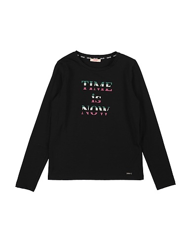 LIU •JO T-shirt Black 95% Cotton, 5% Elastane