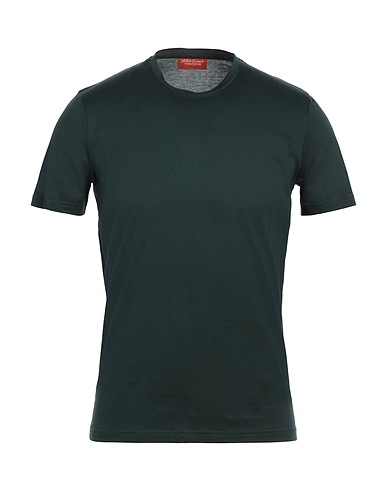 TWENTY-ONE by ANTONIO CARNEVALE T-shirt Verde scuro 100% Cotone