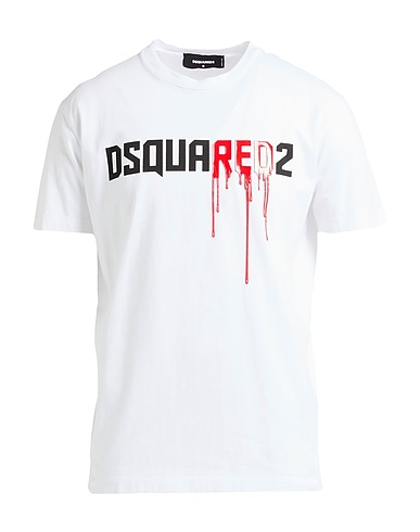 DSQUARED2 T-shirt Bianco 100% Cotone