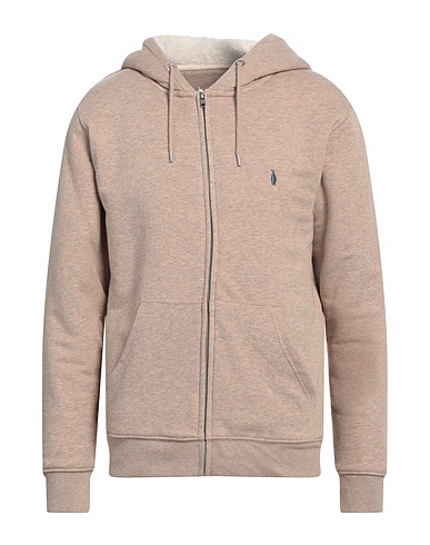 WALTBAY® Sudadera Beige 85% Algodón orgánico, 15% Poliéster reciclado